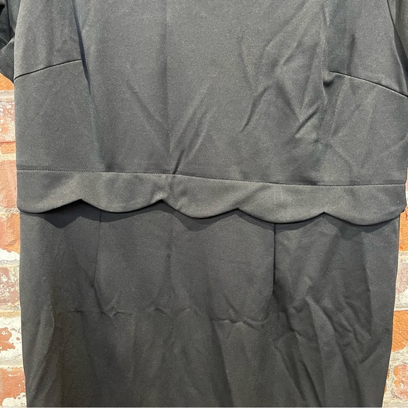 Grace Karin Black Scalloped Neck/Waistline Midi Pencil Dress-2XL-NWT - Picture 10 of 10
